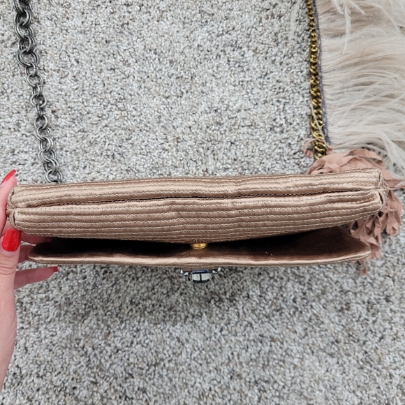 Lanvin Feathered Ouloulette Clutch Bag - Picture 12 of 15